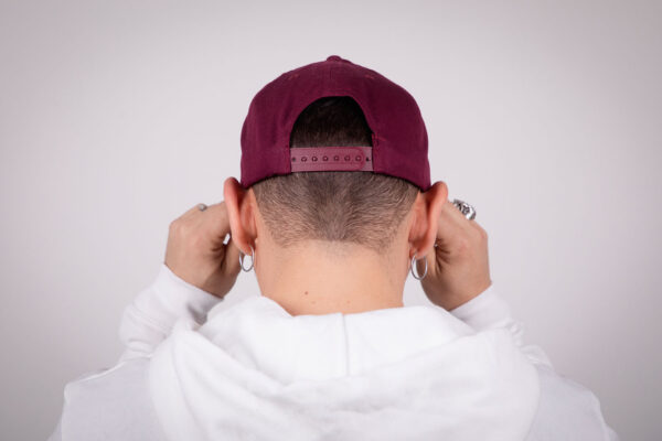 Cappellino burgundy - immagine 2